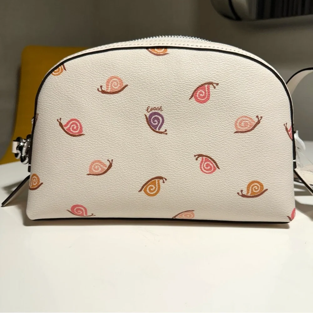 Coach Authentic White Snail Print Women's Bag Madi Women's Crossbody Bag New - Picture 7 of 12